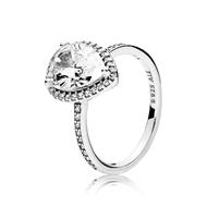 Pandora Sparkling Teardrop Halo Ring