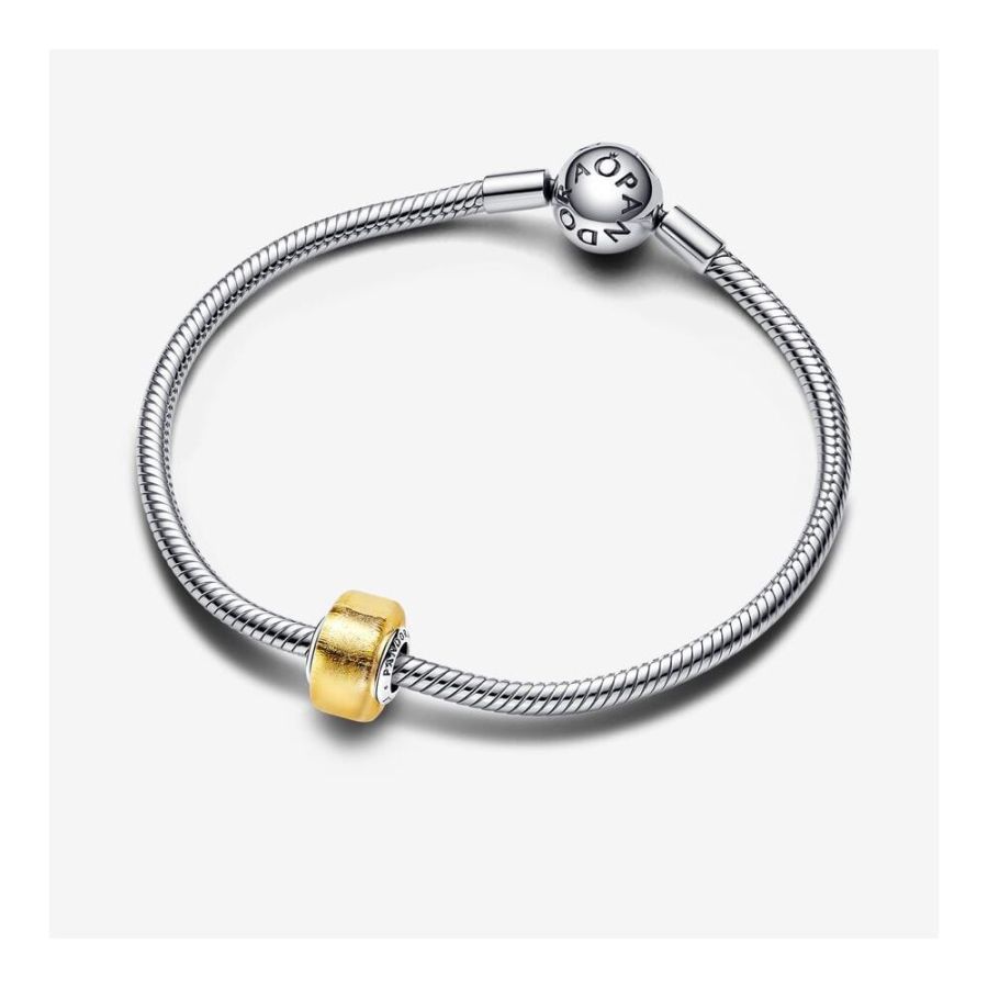 Pandora Golden Mini Murano Glass Charm - Image 5