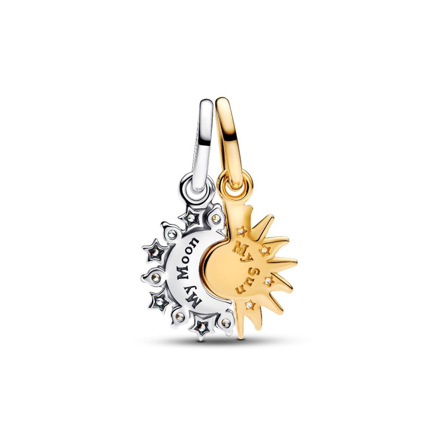 Pandora Splittable Sun & Moon Dangle Charm - Image 4