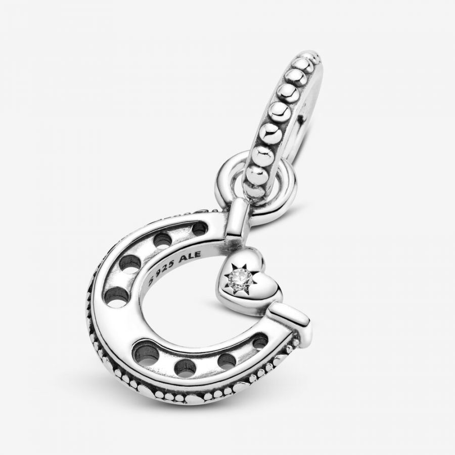 Pandora Good Luck Horseshoe Dangle Charm - Image 6