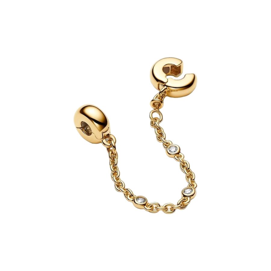 Pandora Triple Clear Stone Safety Chain - Image 3