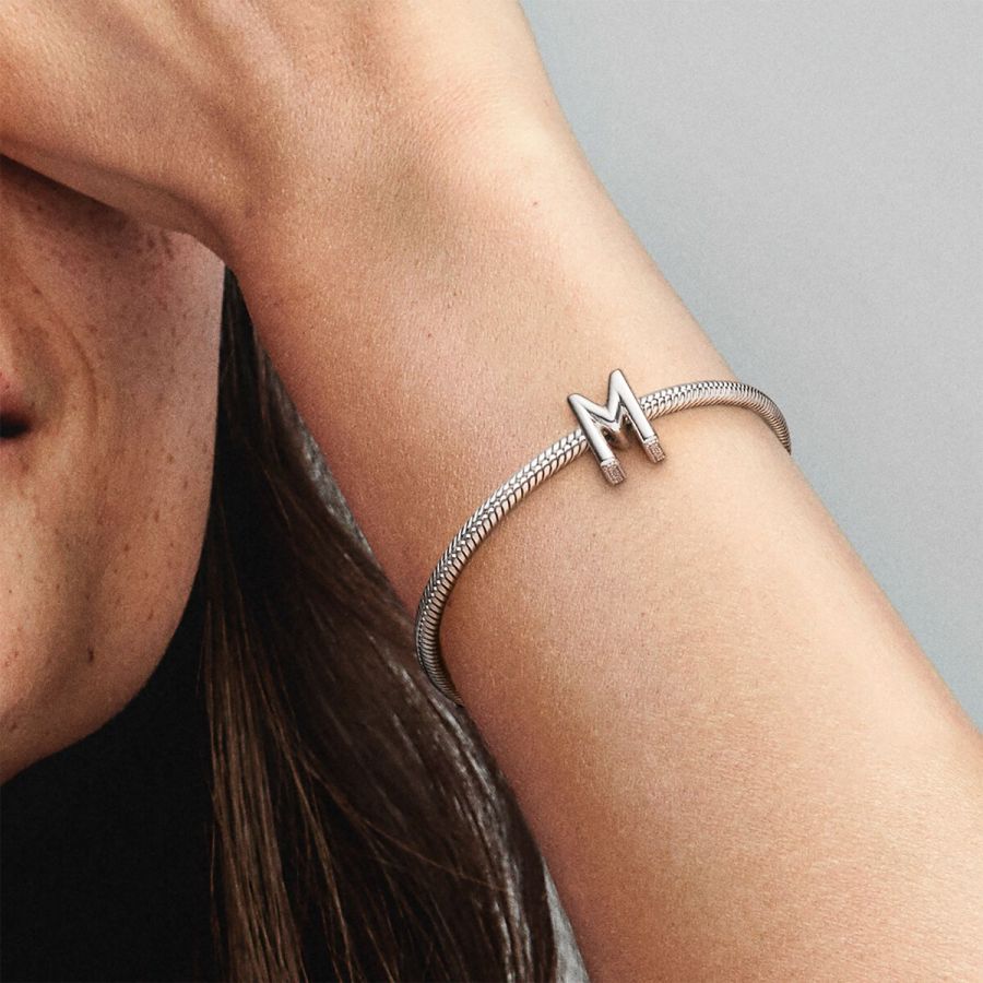 Pandora Letter M Alphabet Charm - Image 3