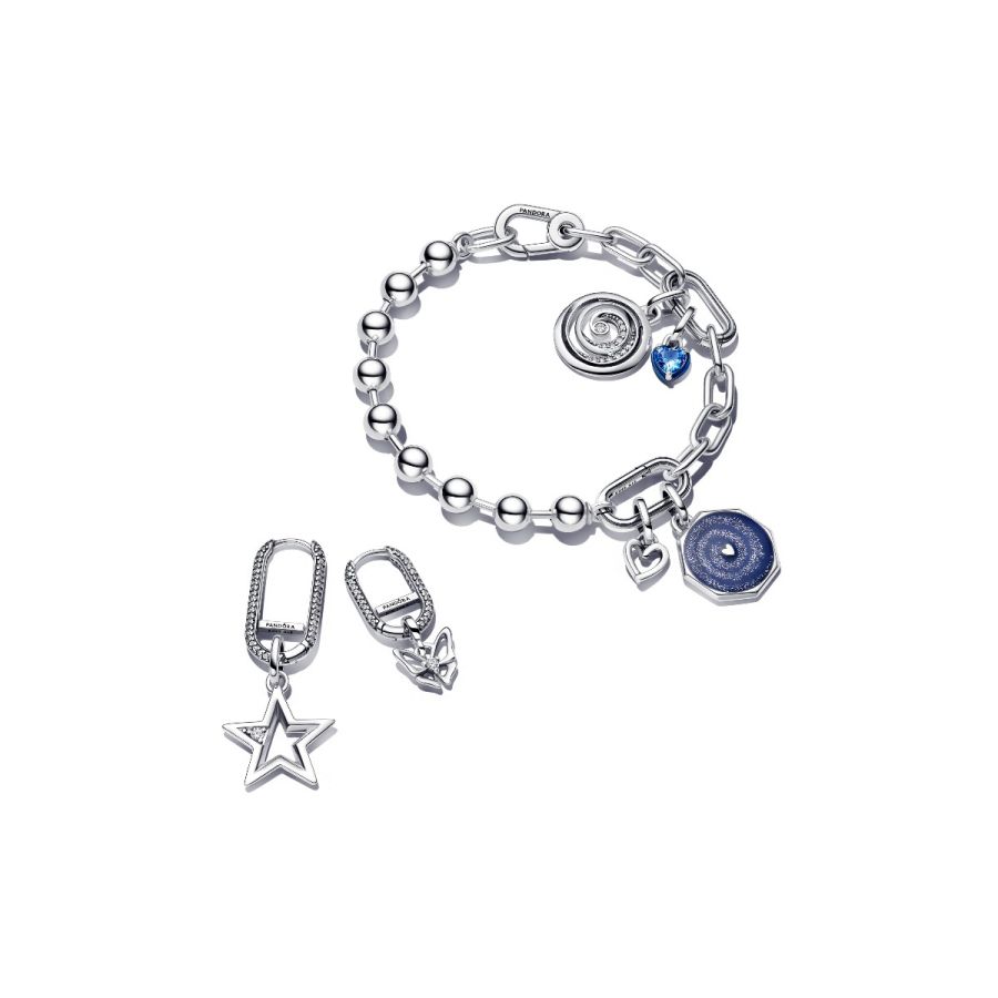 Pandora Extended Pavé Link Single Earring - Image 5