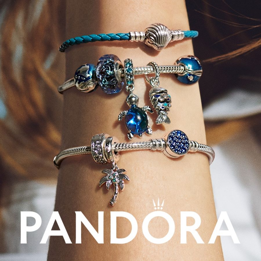 Pandora Openwork Starfish, Shells & Hearts Charm - Image 7