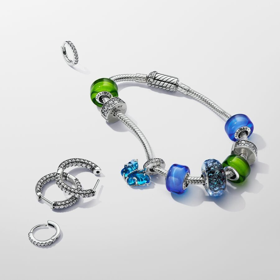 Pandora Green Mini Murano Glass Charm - Image 5