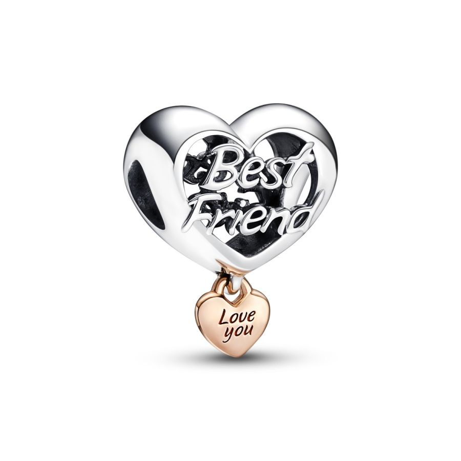 Pandora Love You Best Friend Heart Charm - Image 4