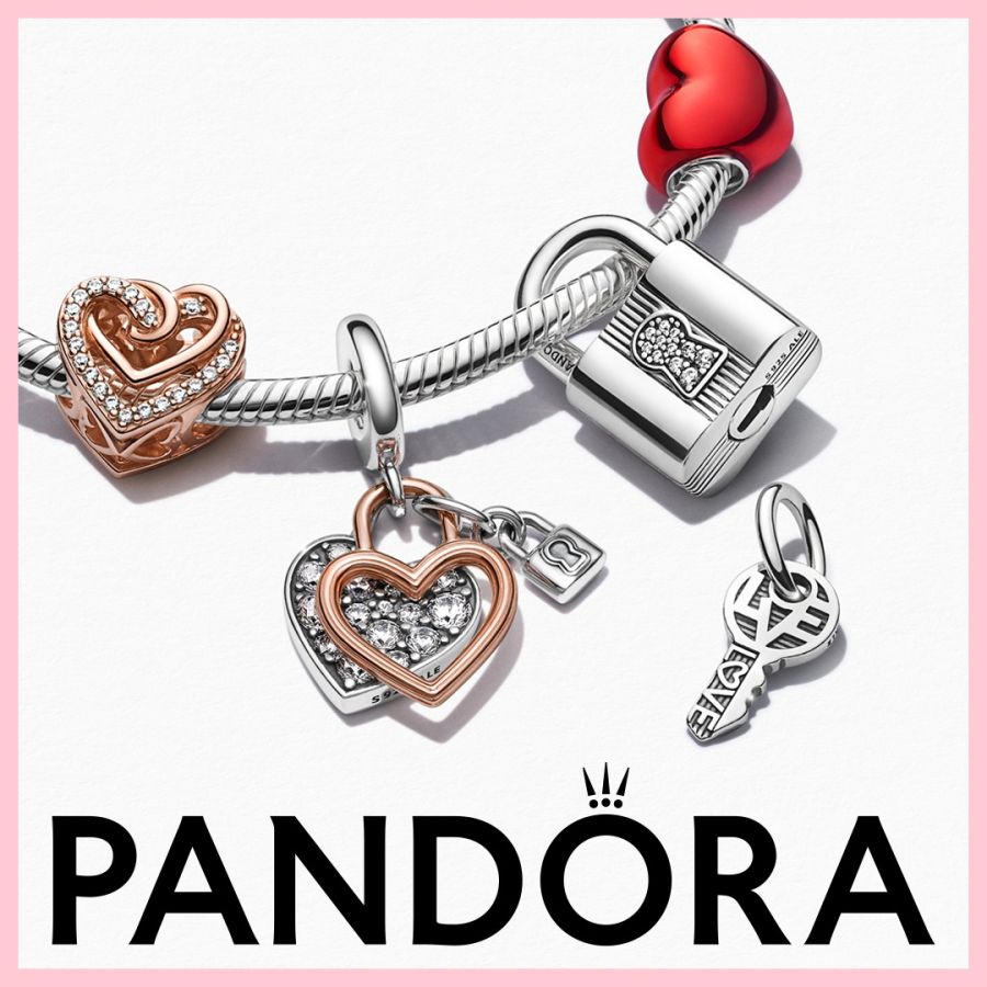Pandora Sparkling Halo Heart Hoop Earrings - Image 5