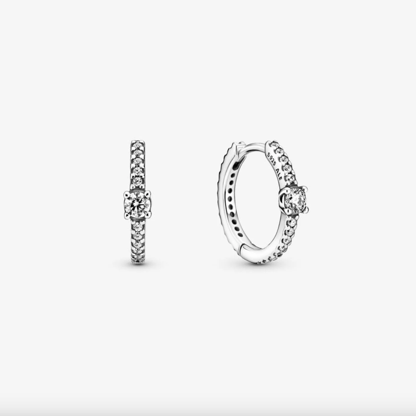 Pandora Sparkling Hoop Earrings