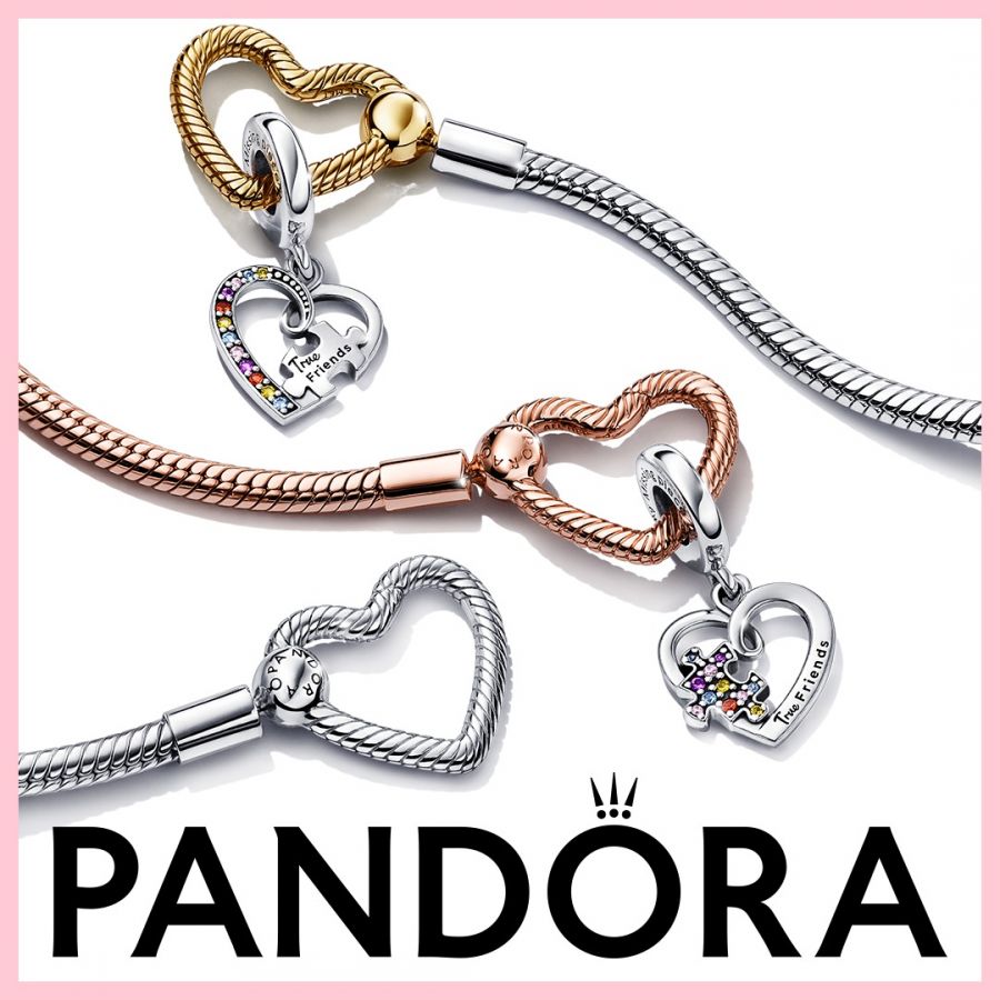 Pandora Heart Closure Snake Chain Bracelet - Image 4