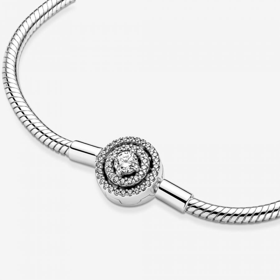 Pandora Halo Snake Chain Bracelet - Image 5