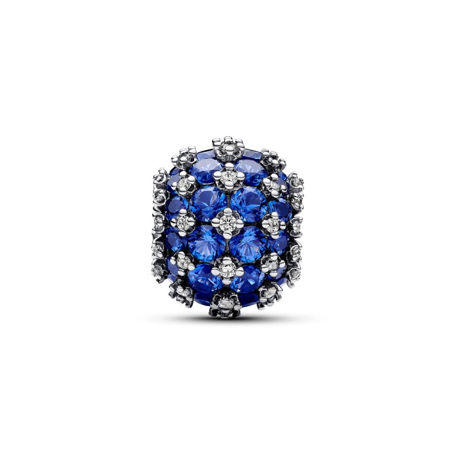 Pandora Sparkling Pavé Round Blue Charm - Image 4