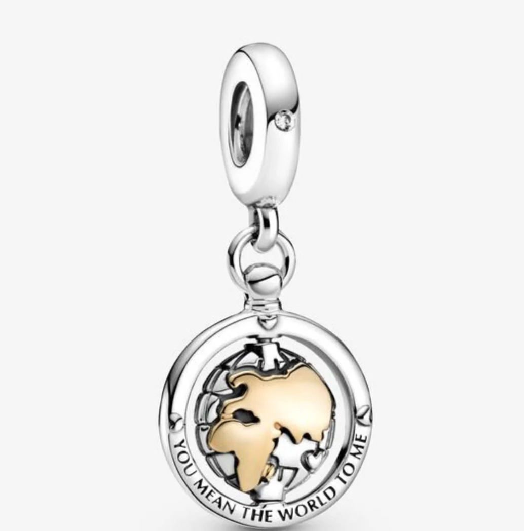 Pandora Spinning World Bead