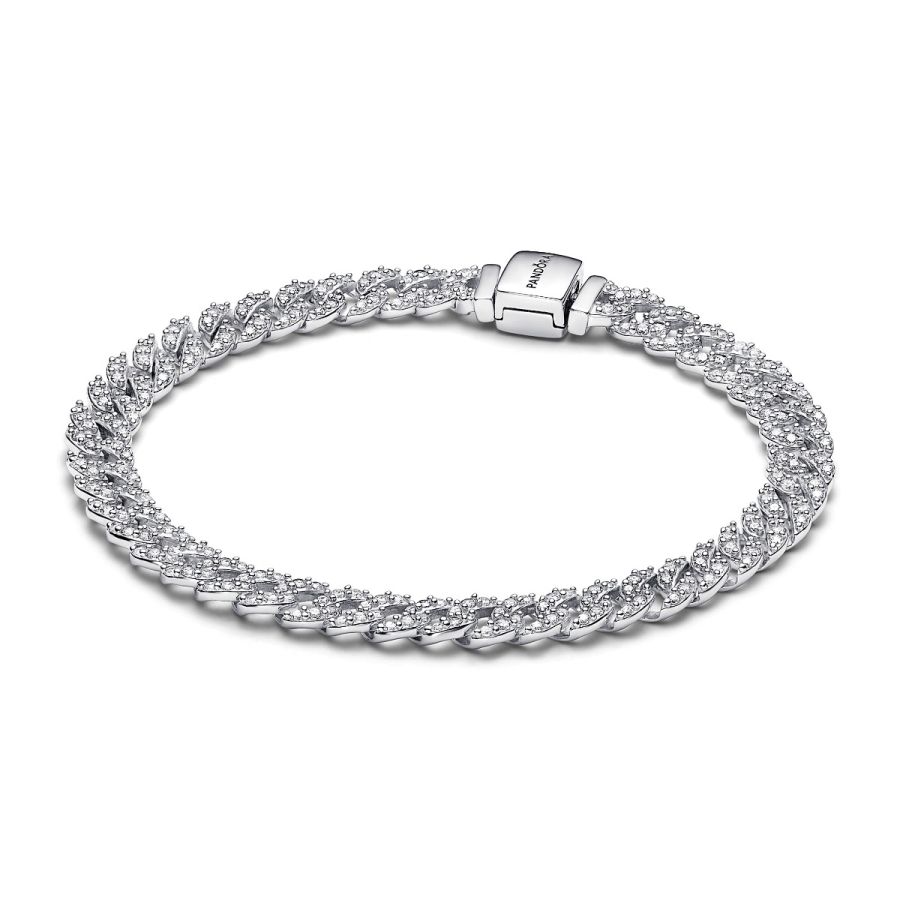 Pandora Pavé Cuban Chain Bracelet