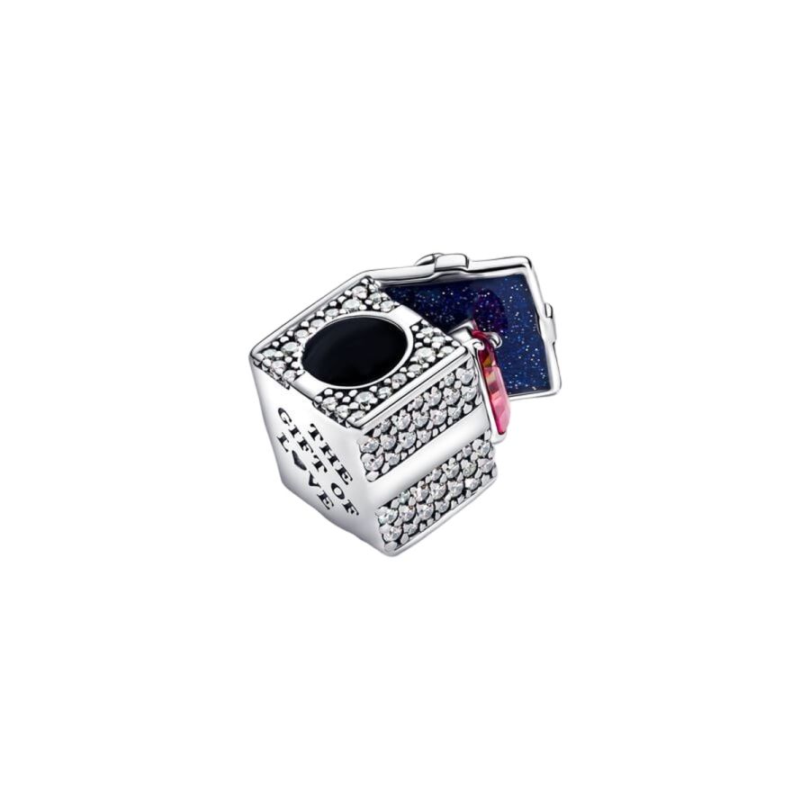 Pandora Sparkling Gift Box Charm - Image 6
