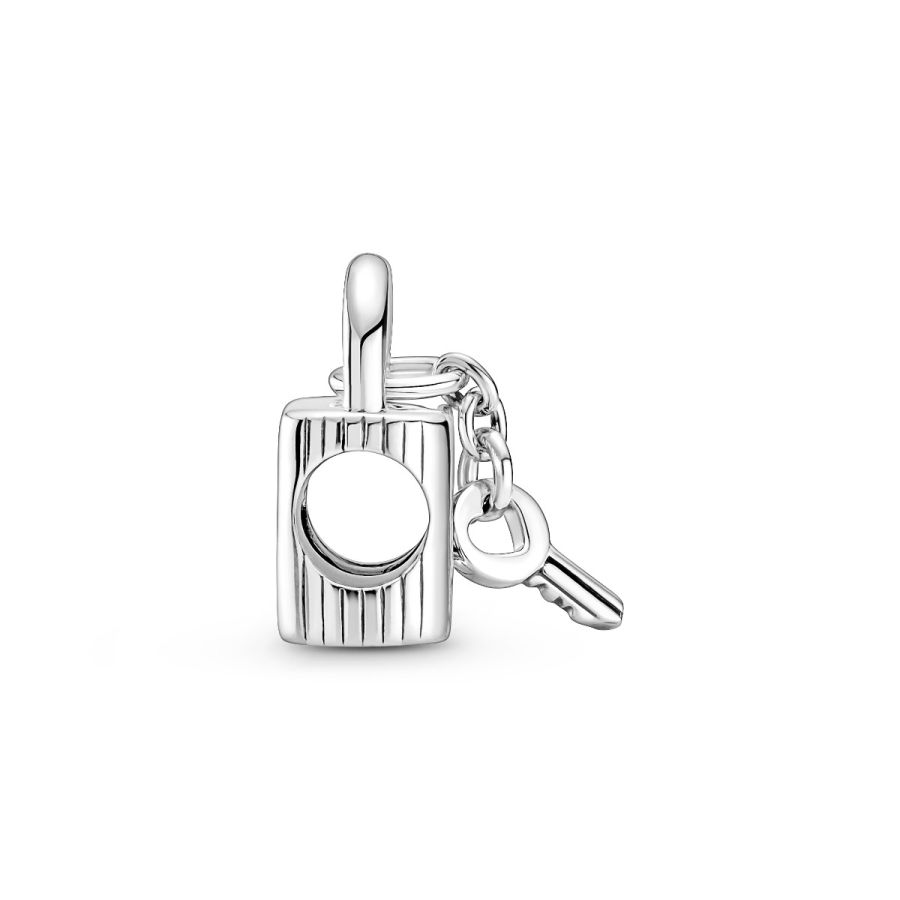 Pandora Padlock & Heart Key Charm - Image 5