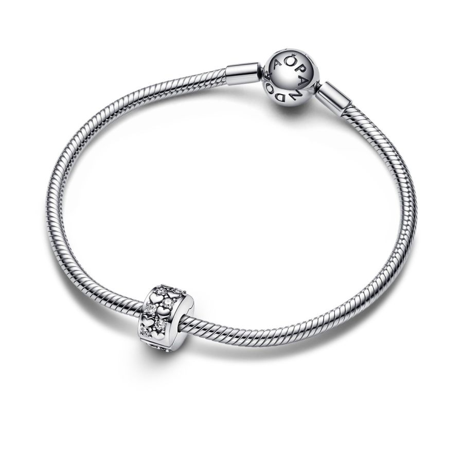 Pandora Infinite Hearts Sparkling Clip Charm - Image 6