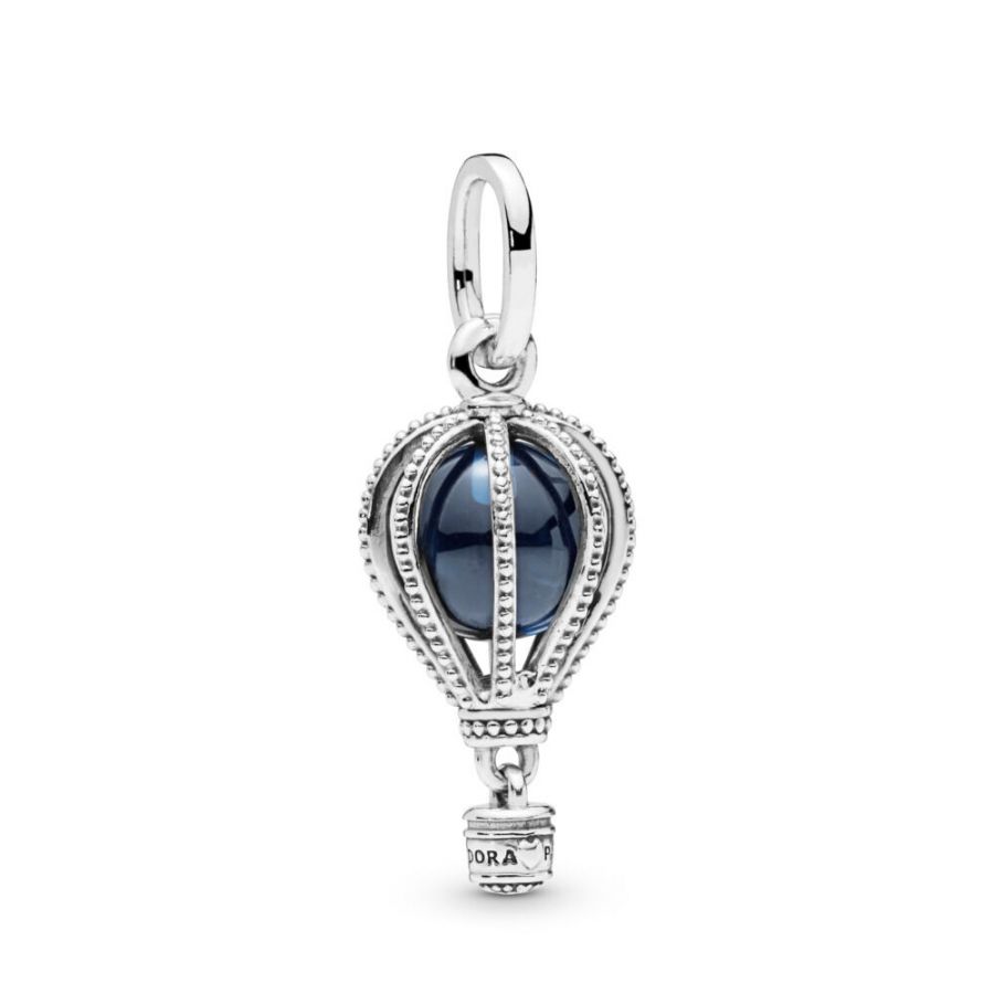 Pandora Blue Hot Air Balloon Travel Charm