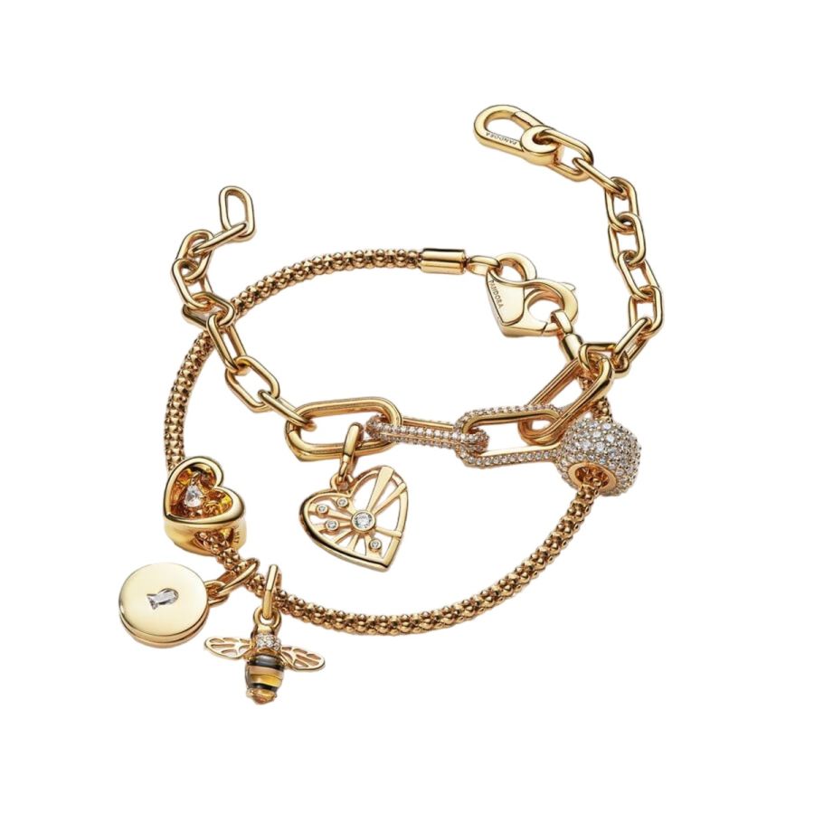 Pandora Heart & Rays Medallion Charm - Image 5