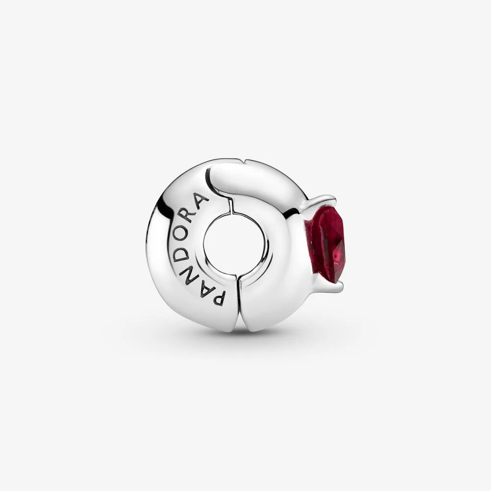 Pandora Red Heart Solitaire Clip - Image 3