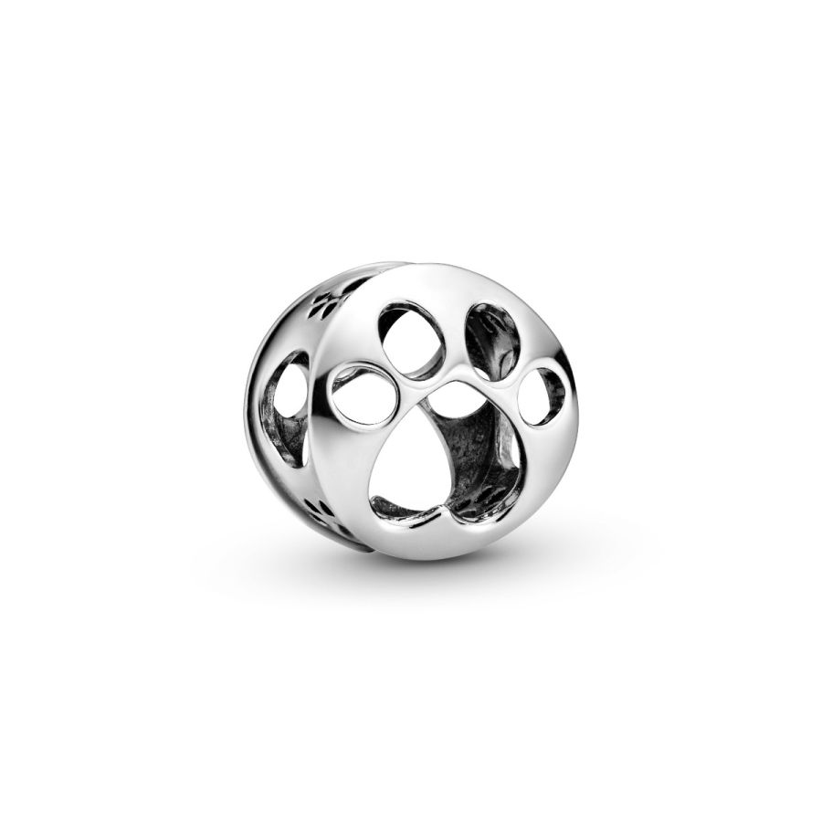 Pandora Openwork Pawprint Charm