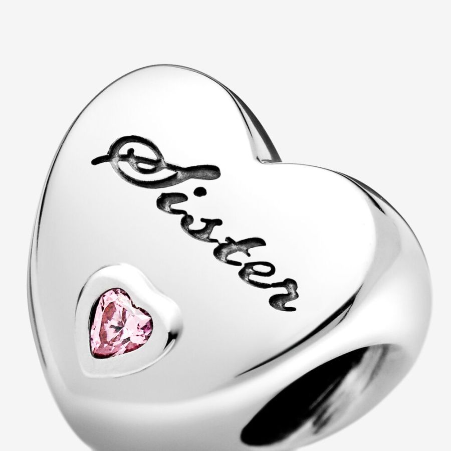 Pandora Sister Heart Charm - Image 4