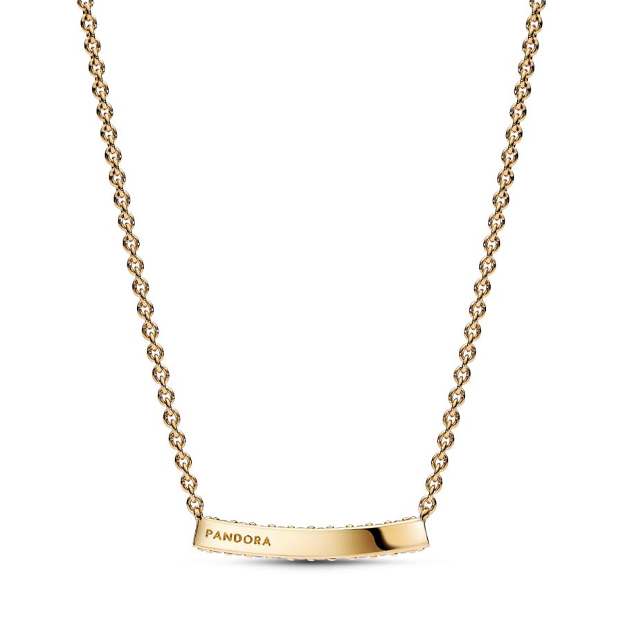 Pandora Pavé Single-row Bar Collier Necklace - Image 4