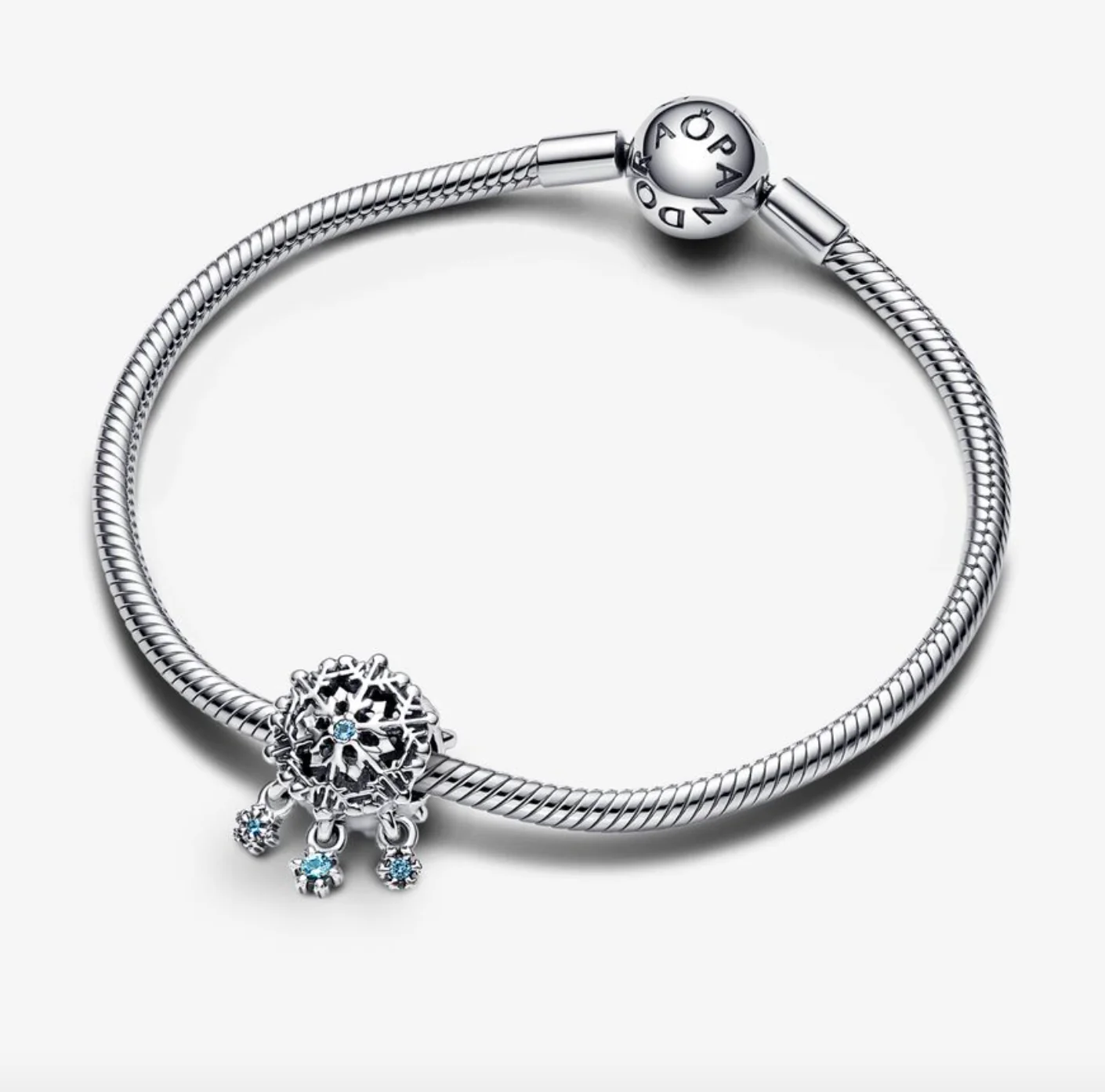 Pandora Icy Snowflake Drop Charm - Image 3