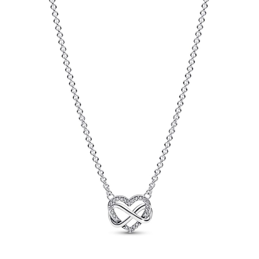 Pandora Sparkling Infinity Heart Collier Necklace