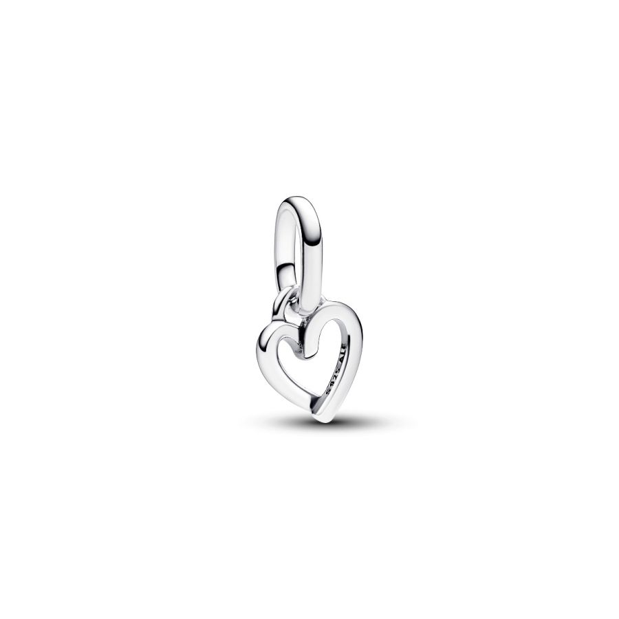 Pandora Freehand Heart Mini Dangle Charm
