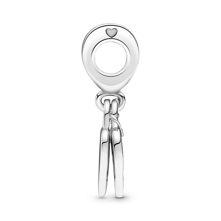 Pandora Rose Heart Padlock Dangle Charm - Image 5