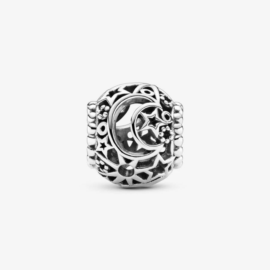 Pandora Openwork Sun, Stars & Moon Bead - Image 4