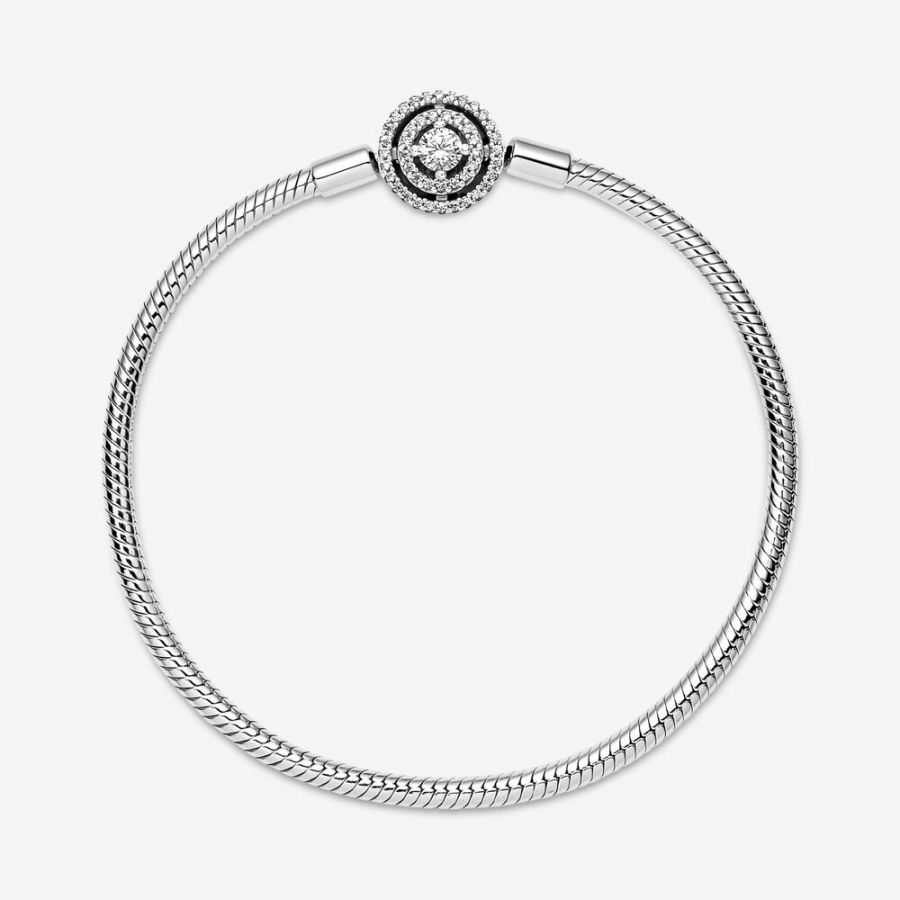 Pandora Halo Snake Chain Bracelet - Image 4