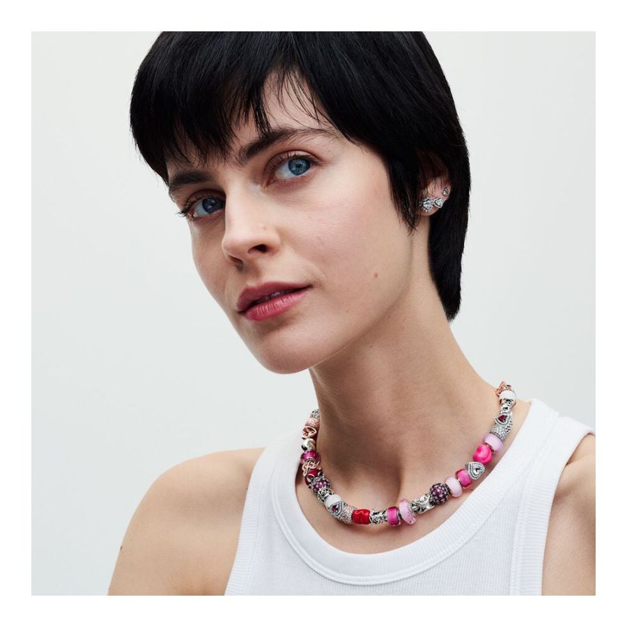 Pandora Heart Clasp Snake Chain Necklace - Image 3