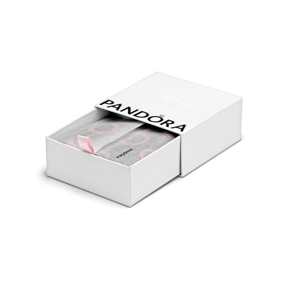 Pandora Double Huggie Hoop Earrings - Image 5