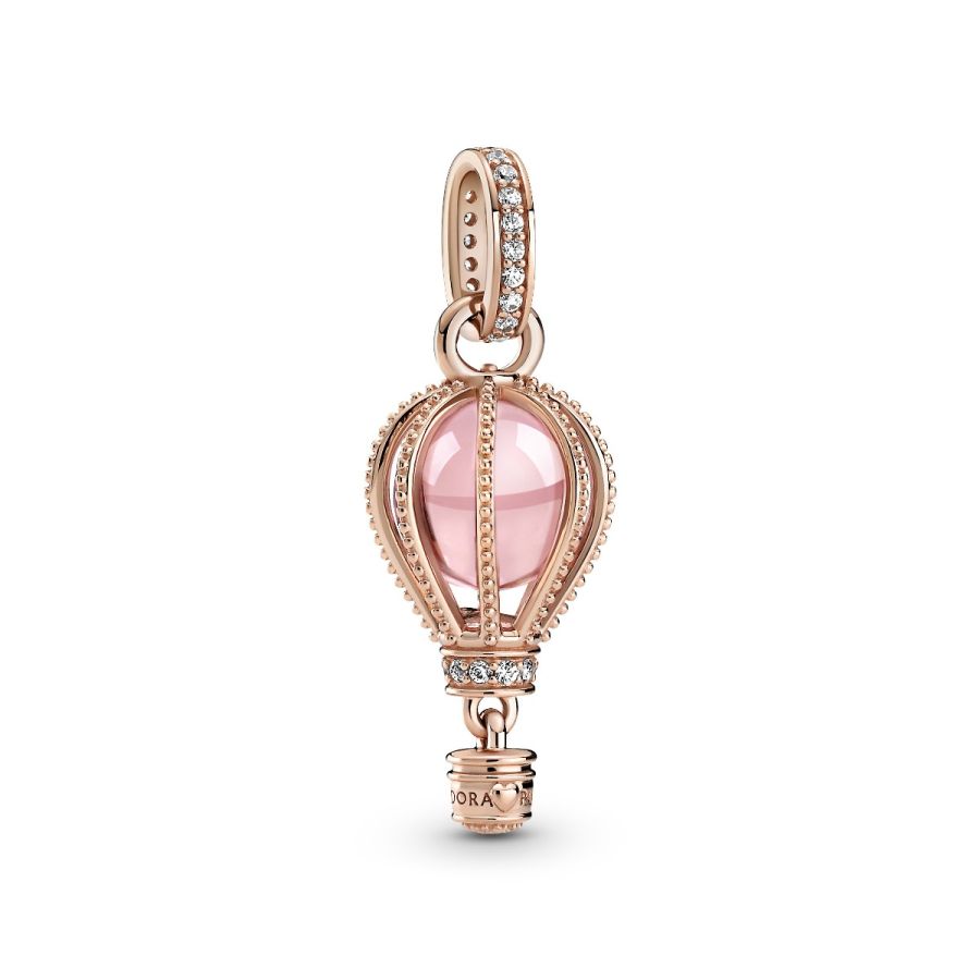 Pandora Sparkling Pink Hot Air Balloon Dangle Charm