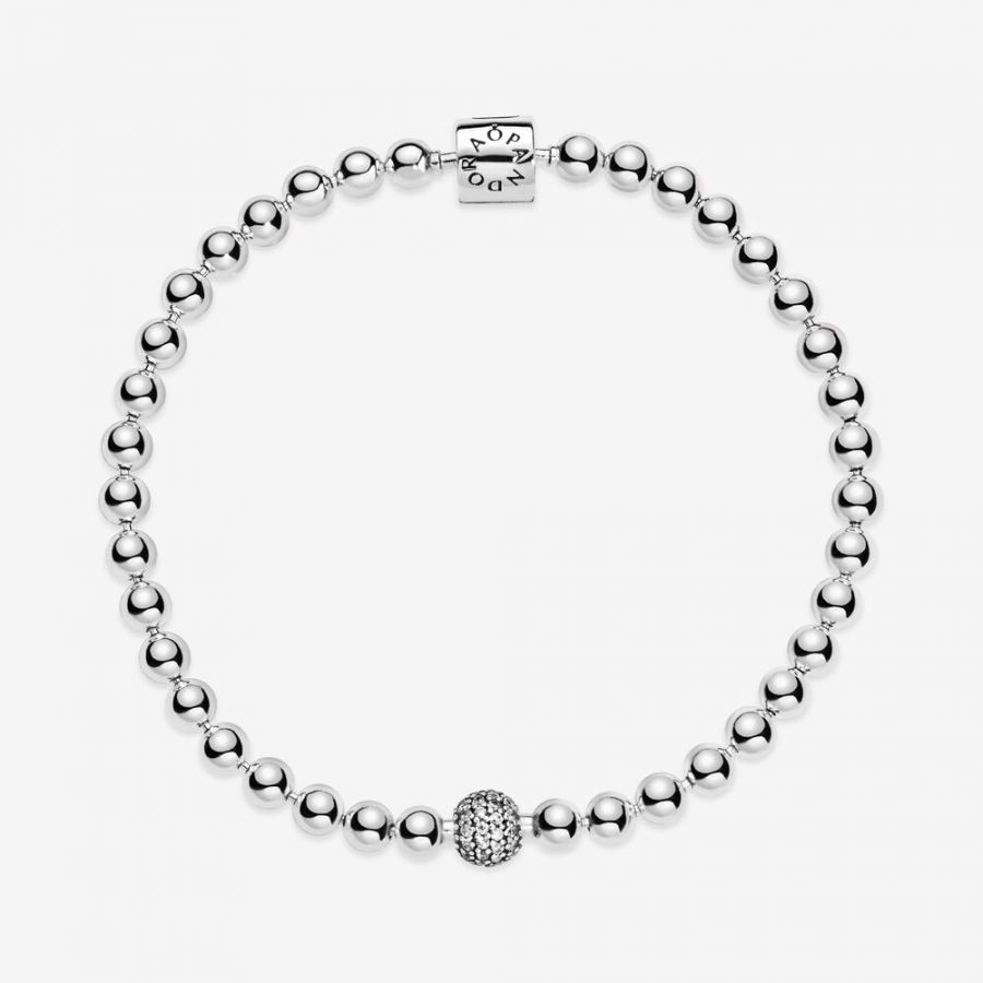 Pandora Beads & Pave Bracelet - Image 3