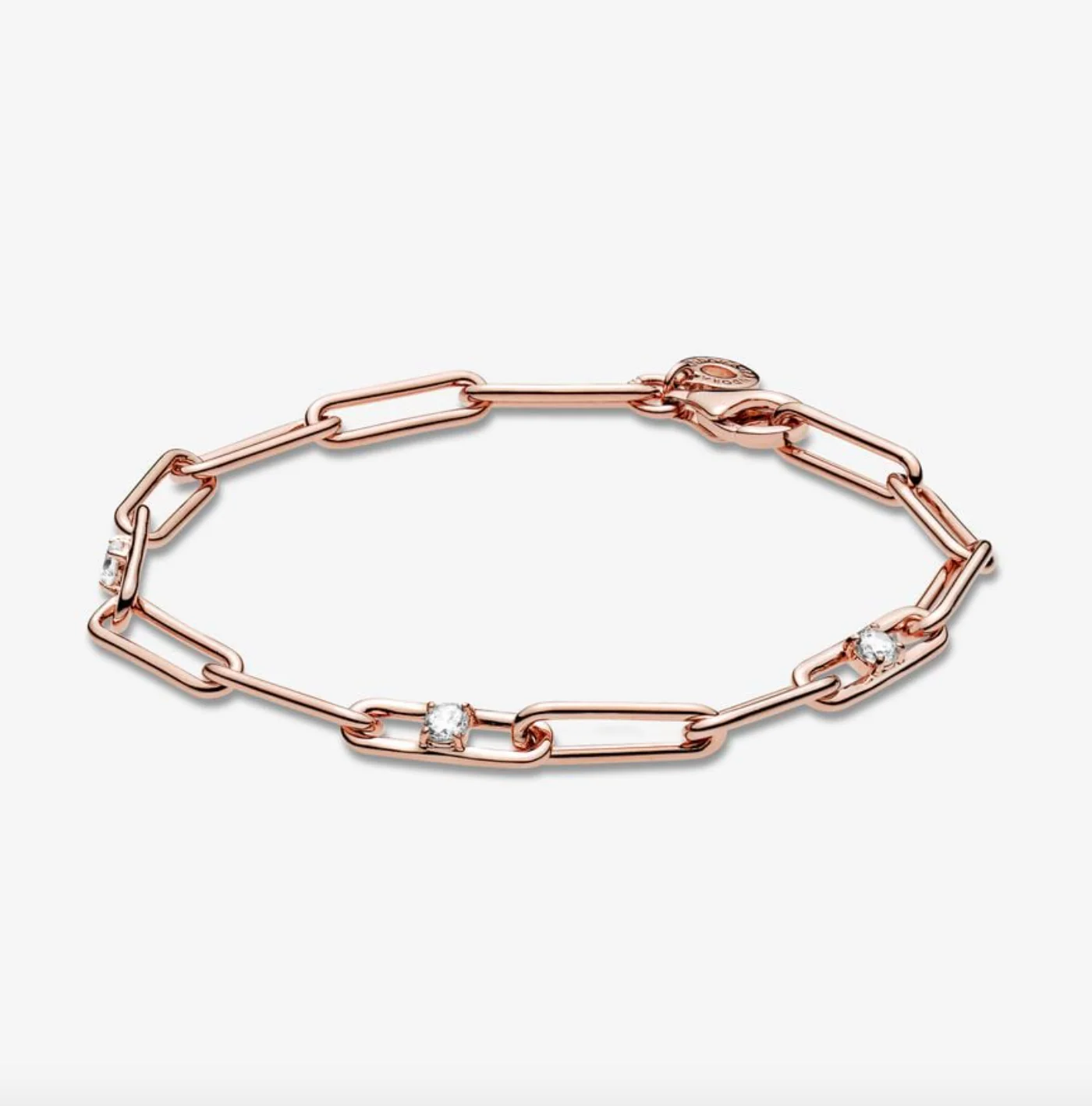 Pandora Link Chain & Stones Bracelet