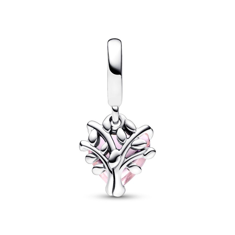 Pandora Pink Family Tree & Heart Dangle Charm - Image 4
