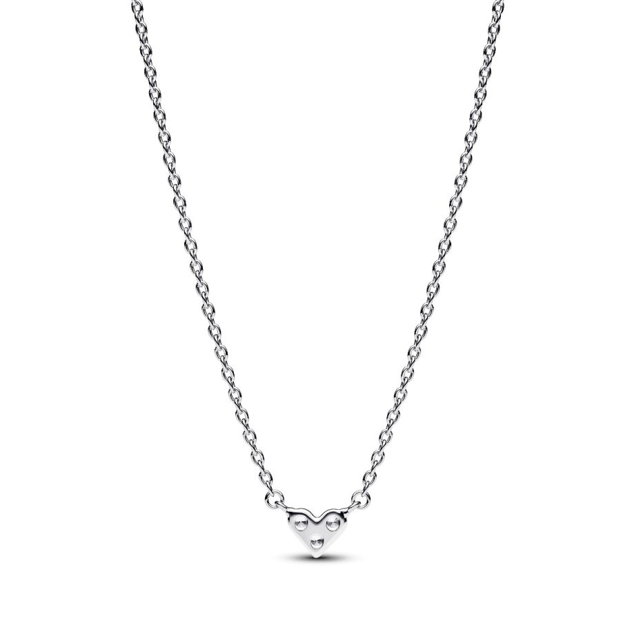 Pandora Triple Stone Heart Collier Necklace - Image 4
