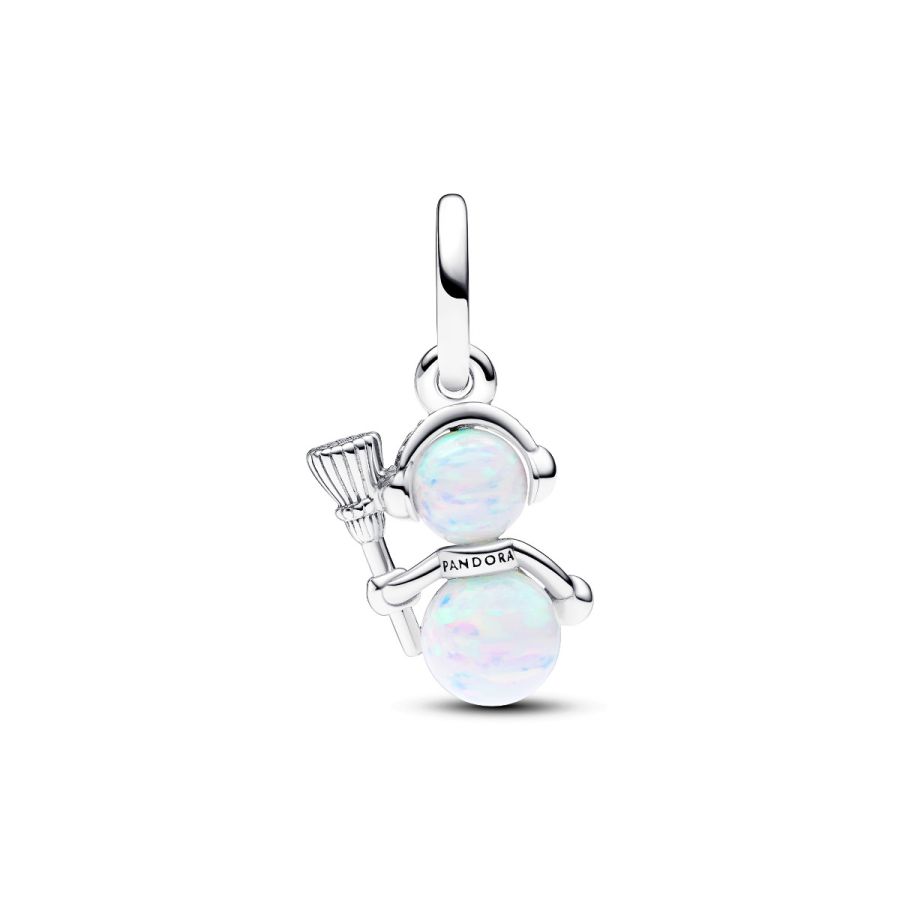 Pandora Opalescent Snowman Dangle Charm - Image 5