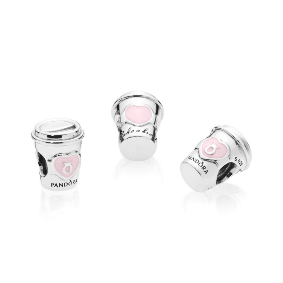 Pandora Take a Break Coffee Cup Charm - Image 3