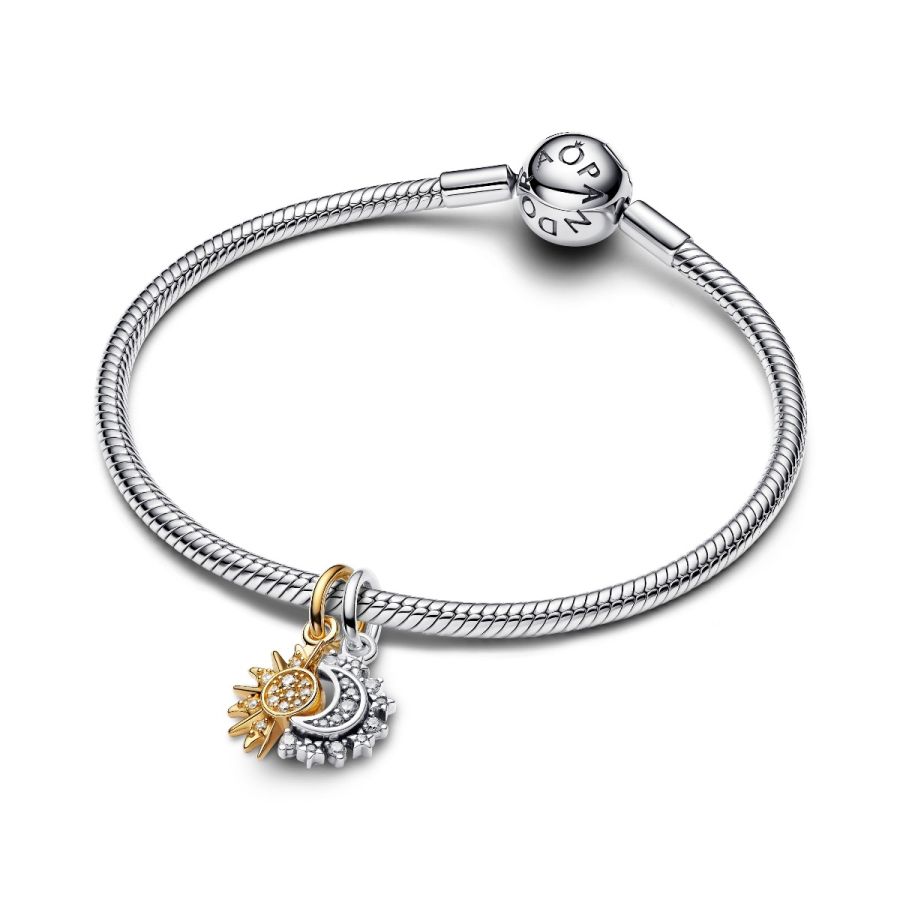Pandora Splittable Sun & Moon Dangle Charm - Image 5