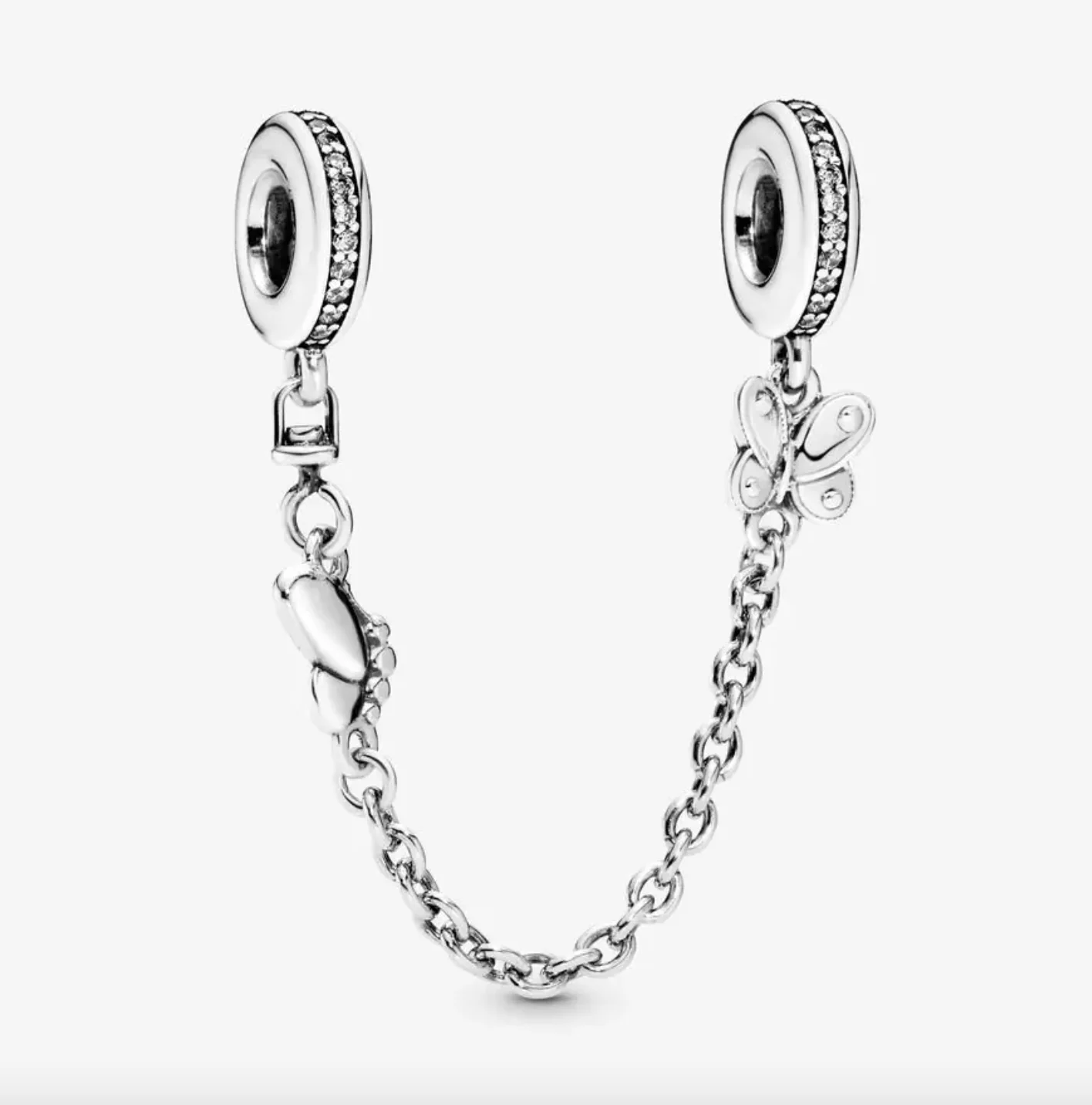 Pandora Butterfly Safety Chain Charm