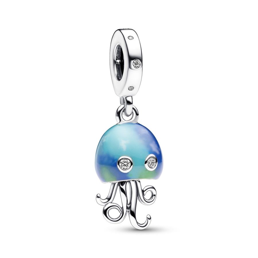 Pandora Color-Changing Jellyfish Dangle Charm
