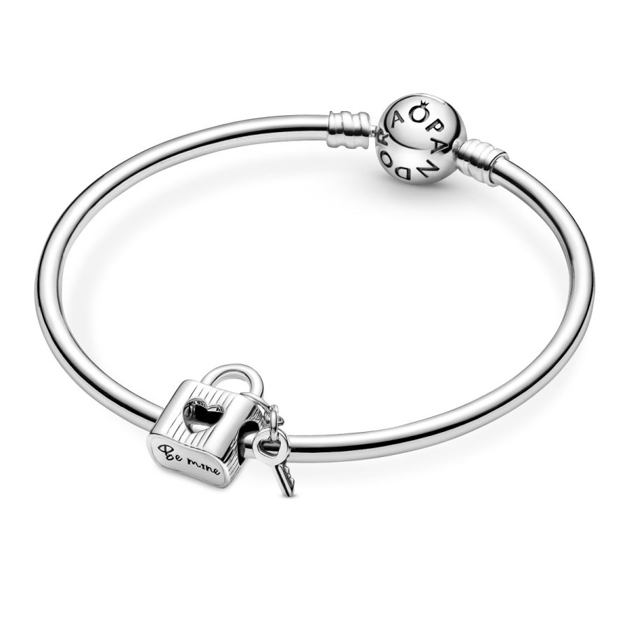Pandora Padlock & Heart Key Charm - Image 7