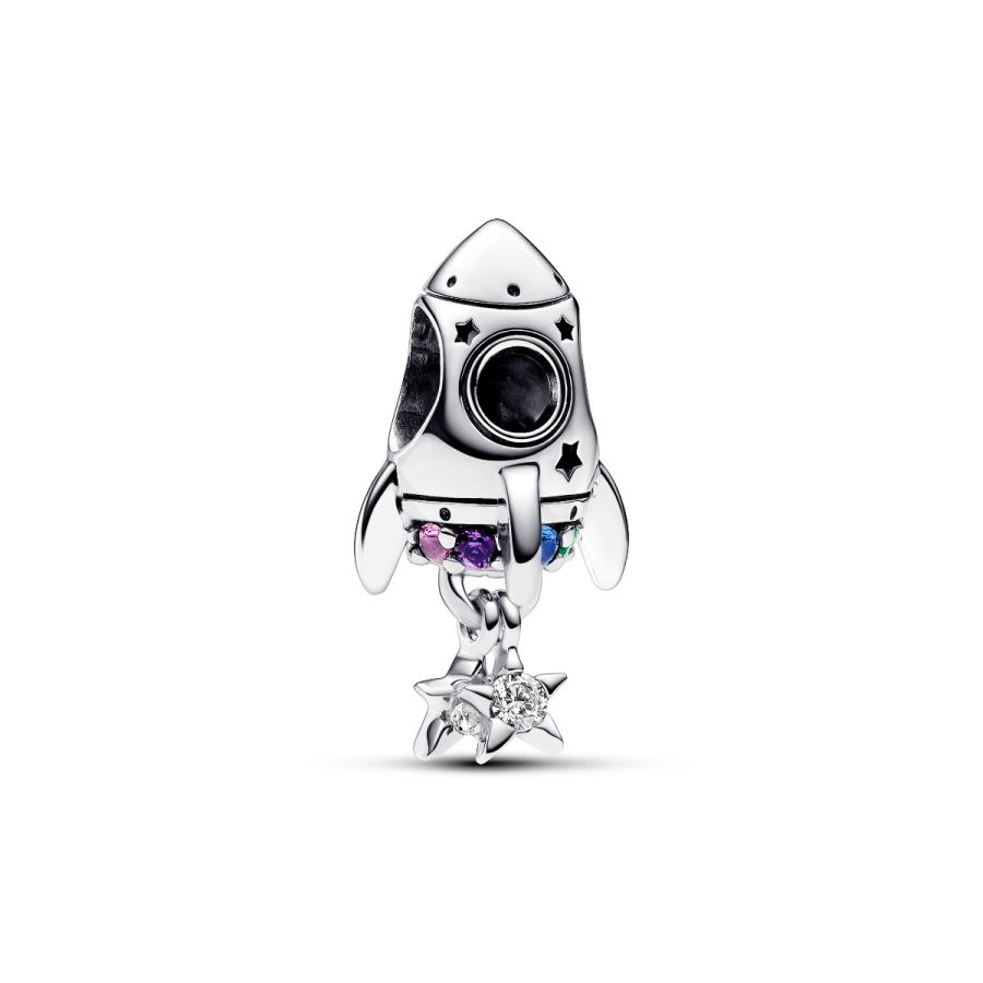 Pandora Space Love Rocket Charm