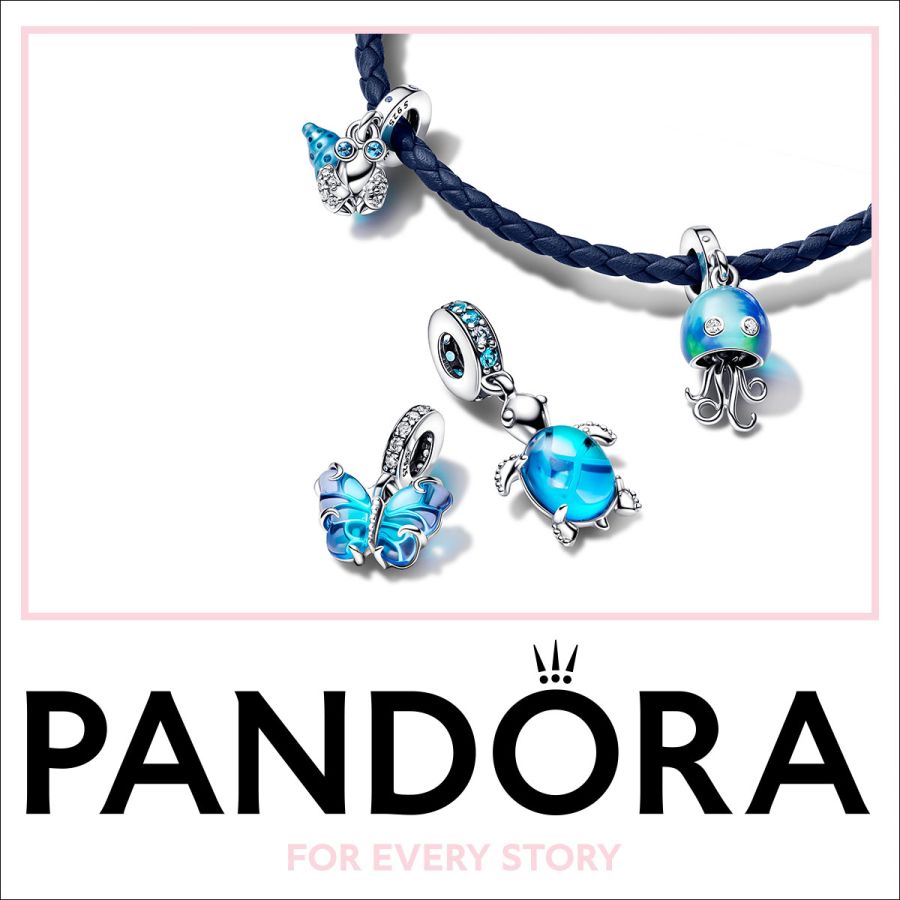 Pandora Charm Hoop Earrings - Image 5