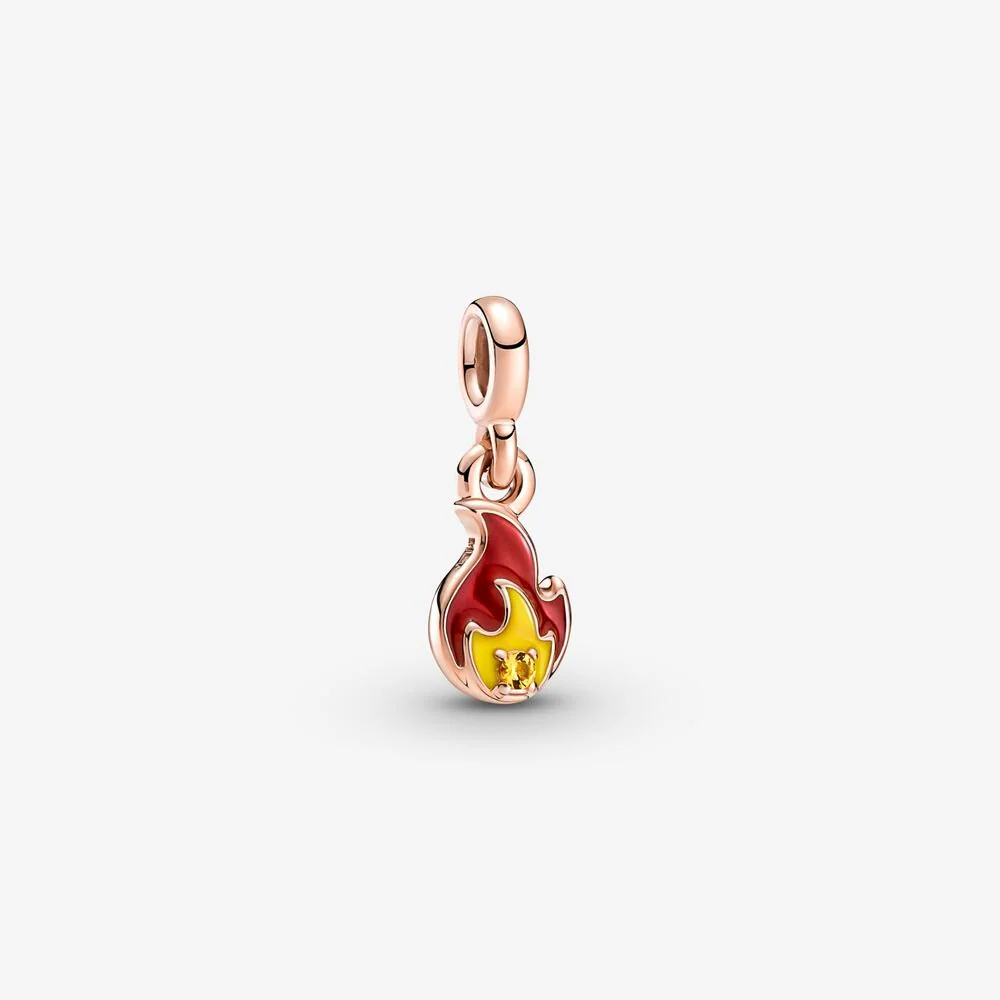 Pandora Burning Flame Mini Dangle