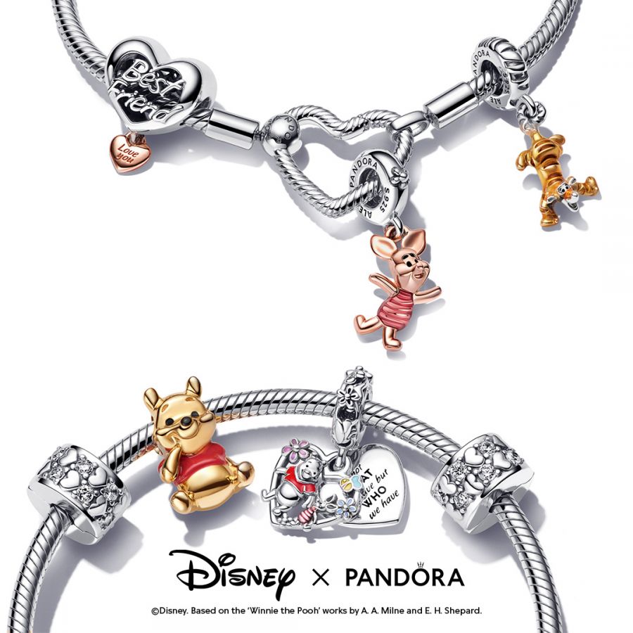 Pandora Winnie the Pooh Bear Charm - Image 3