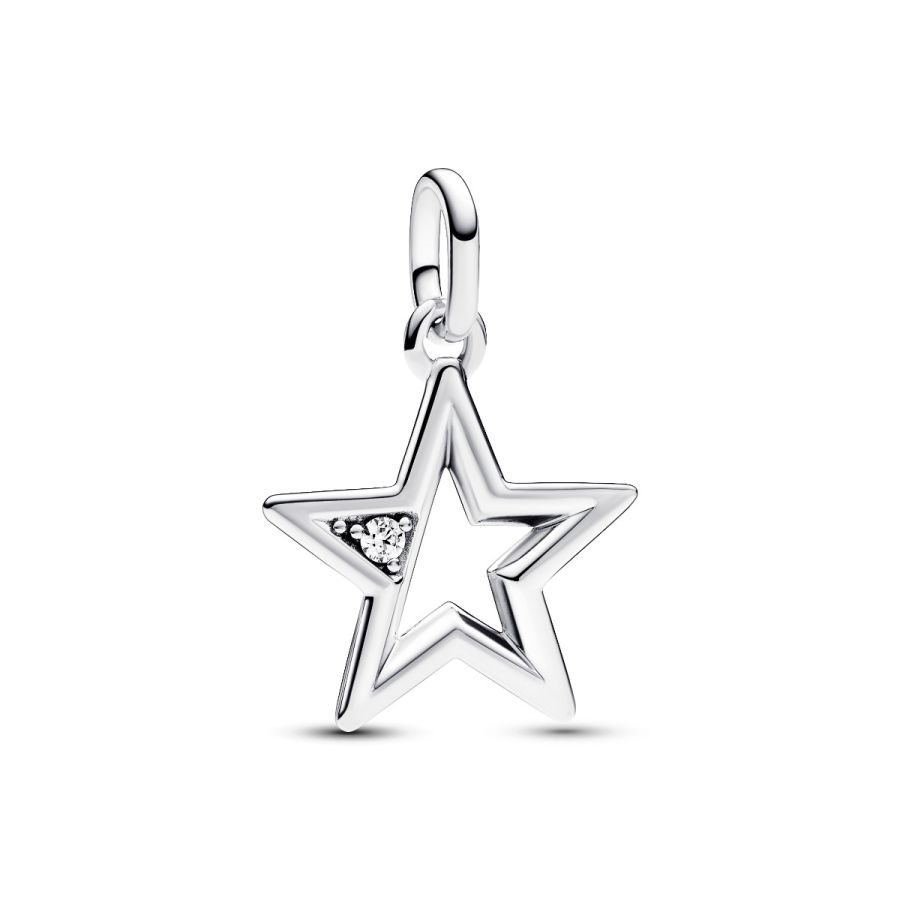 Pandora Sparkling Star Medallion Charm